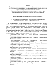 Доклад о контроле в Ростовской области
