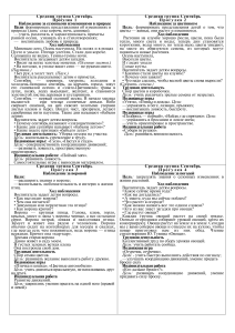 План прогулок в детском саду (средняя группа, сентябрь)
