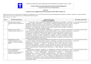 Программы повышения квалификации для педагогов