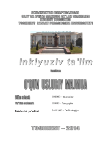 Inklyuziv ta'lim